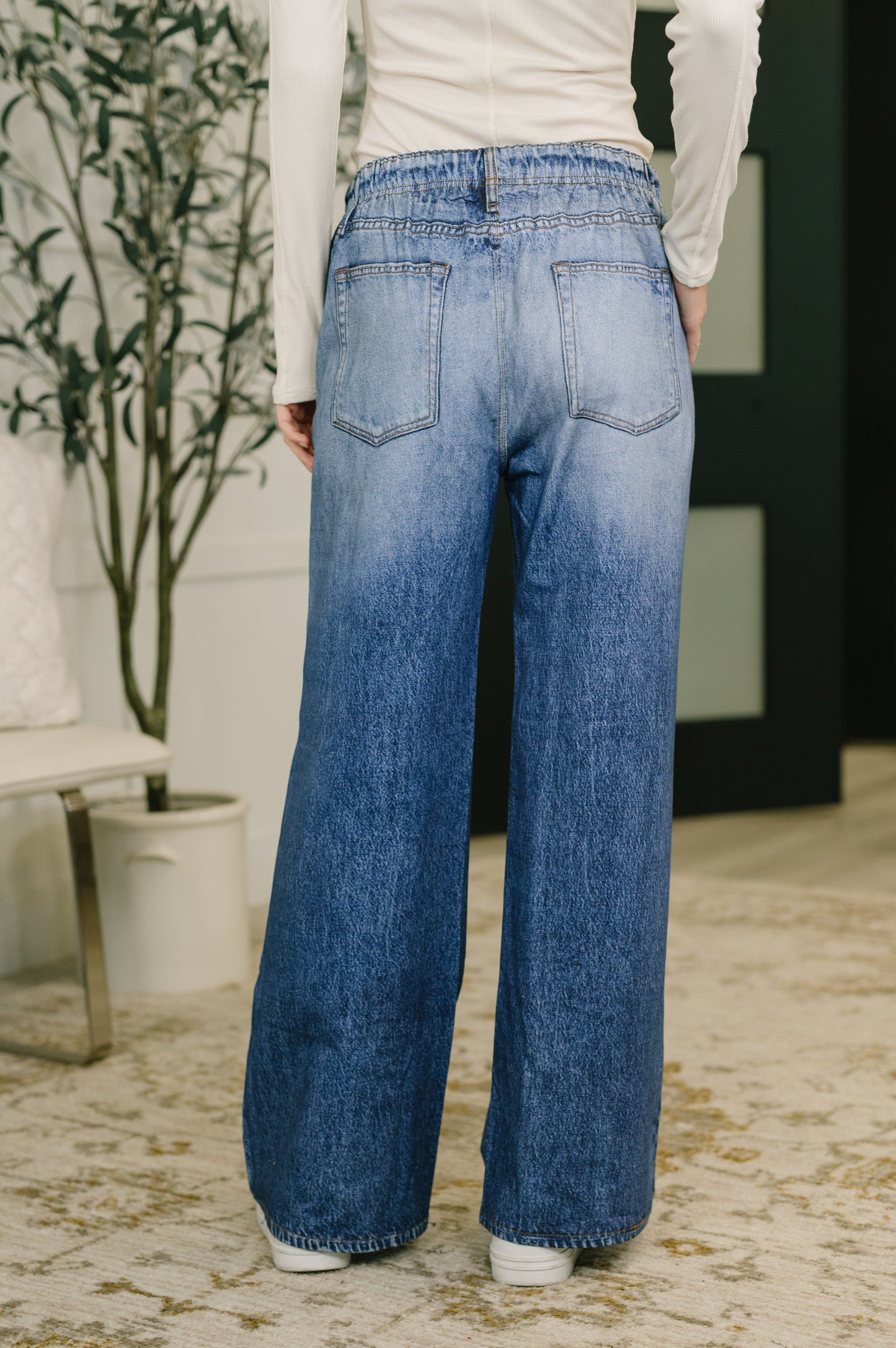 Zenim Printed Wide Leg Bottoms